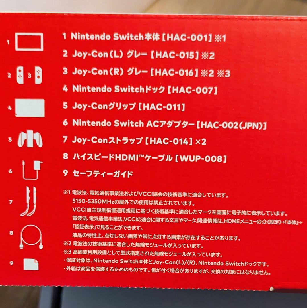 Nintendo Switch グレー 本体 ＋SDカード、キャリングケース等
