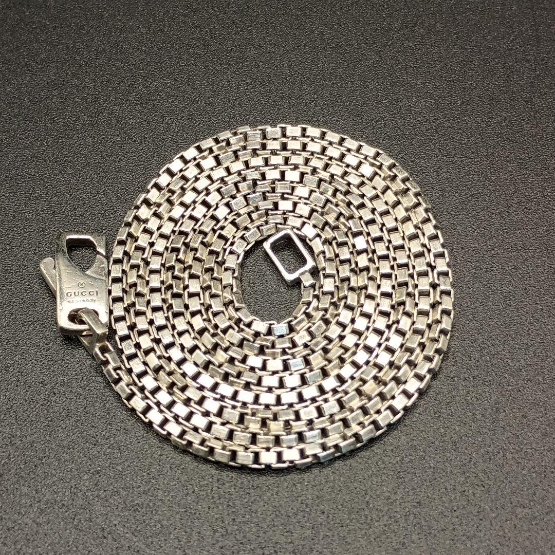 【希少品】GUCCI ベネチアンチェーン 57cm 10g SILVER925