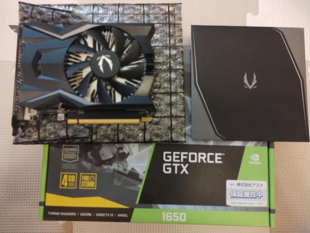 グラフィックボード・グラボ・ビデオカード ZOTAC GAMING GeForce GTX 1650 OC GDDR6