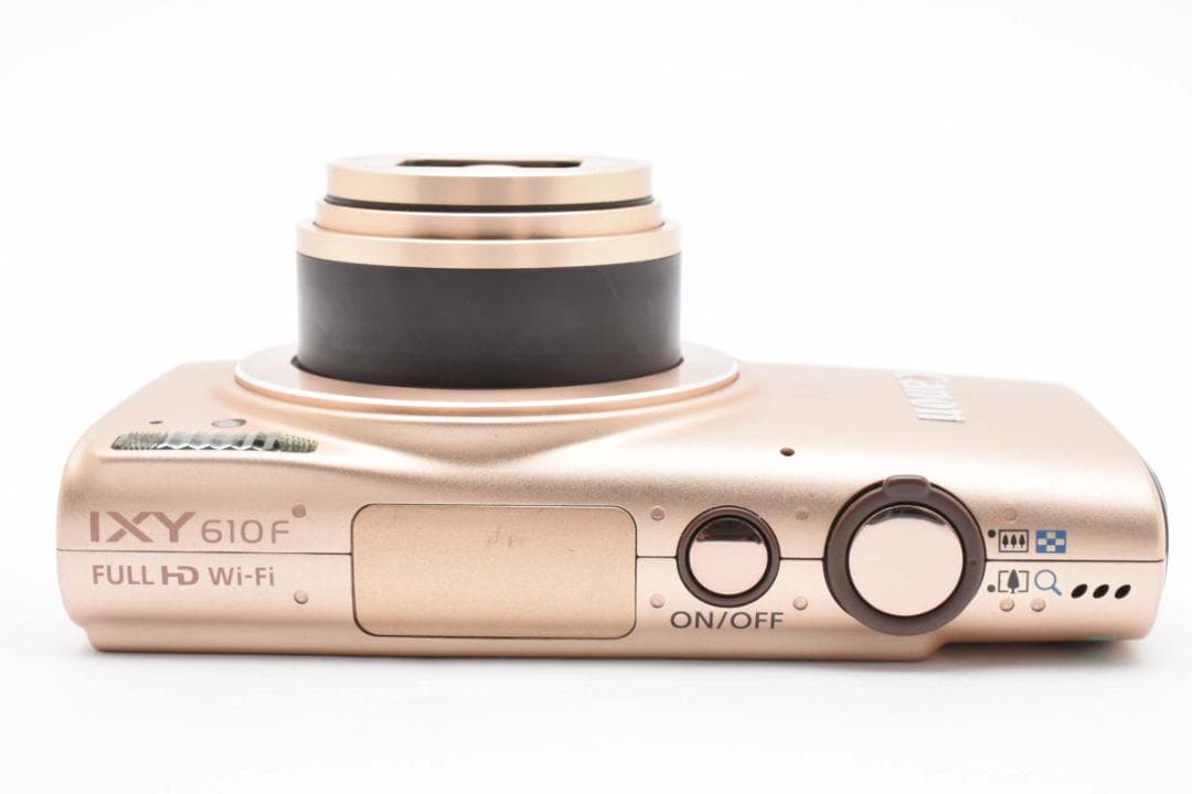 美品 キヤノン IXY610F コンパクトデジタルカメラ ゴールド Canon