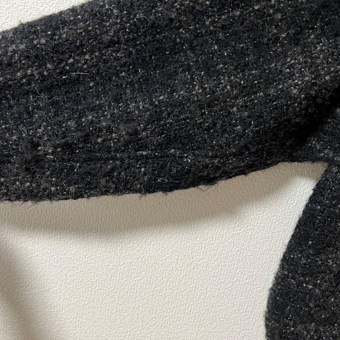 ジャケット・アウター LIDNM ALPACA SILK TWEED ZIP