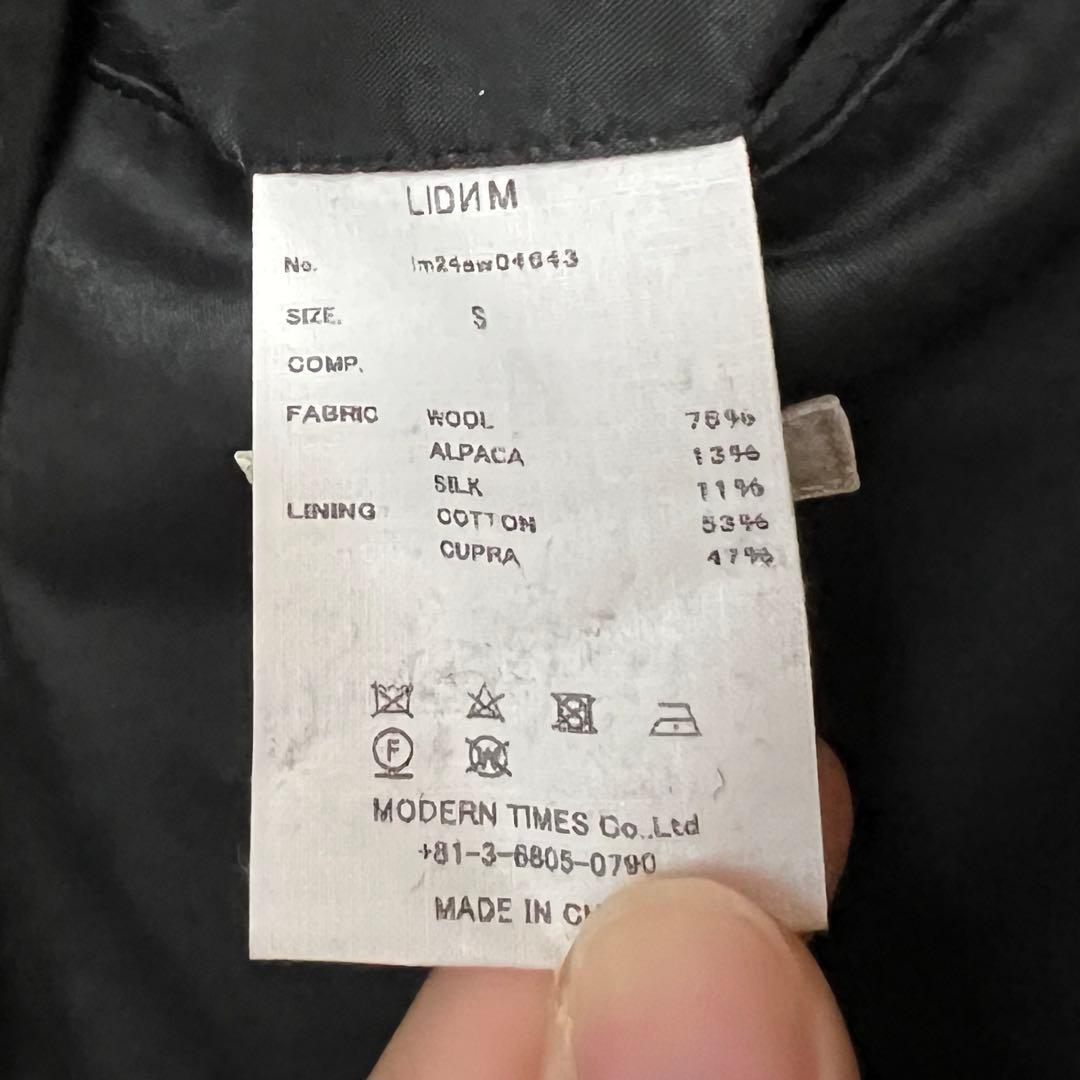 ジャケット・アウター LIDNM ALPACA SILK TWEED ZIP