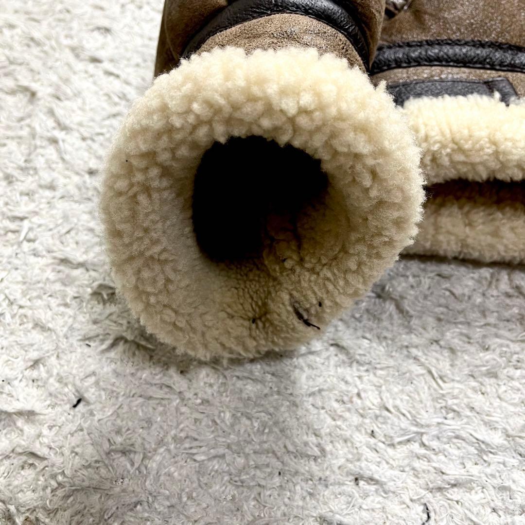 超肉厚/美品✨ショット B-3 ムートンジャケット レザージャケット フライト