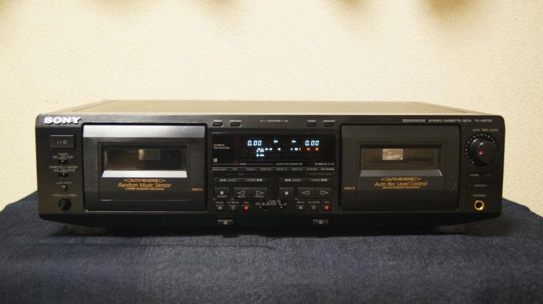 ソニー　カセットデッキ　TC-WE725 整備動作品 A