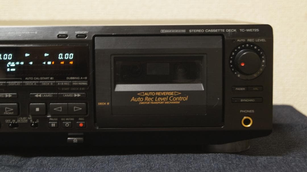 ソニー　カセットデッキ　TC-WE725 整備動作品 A