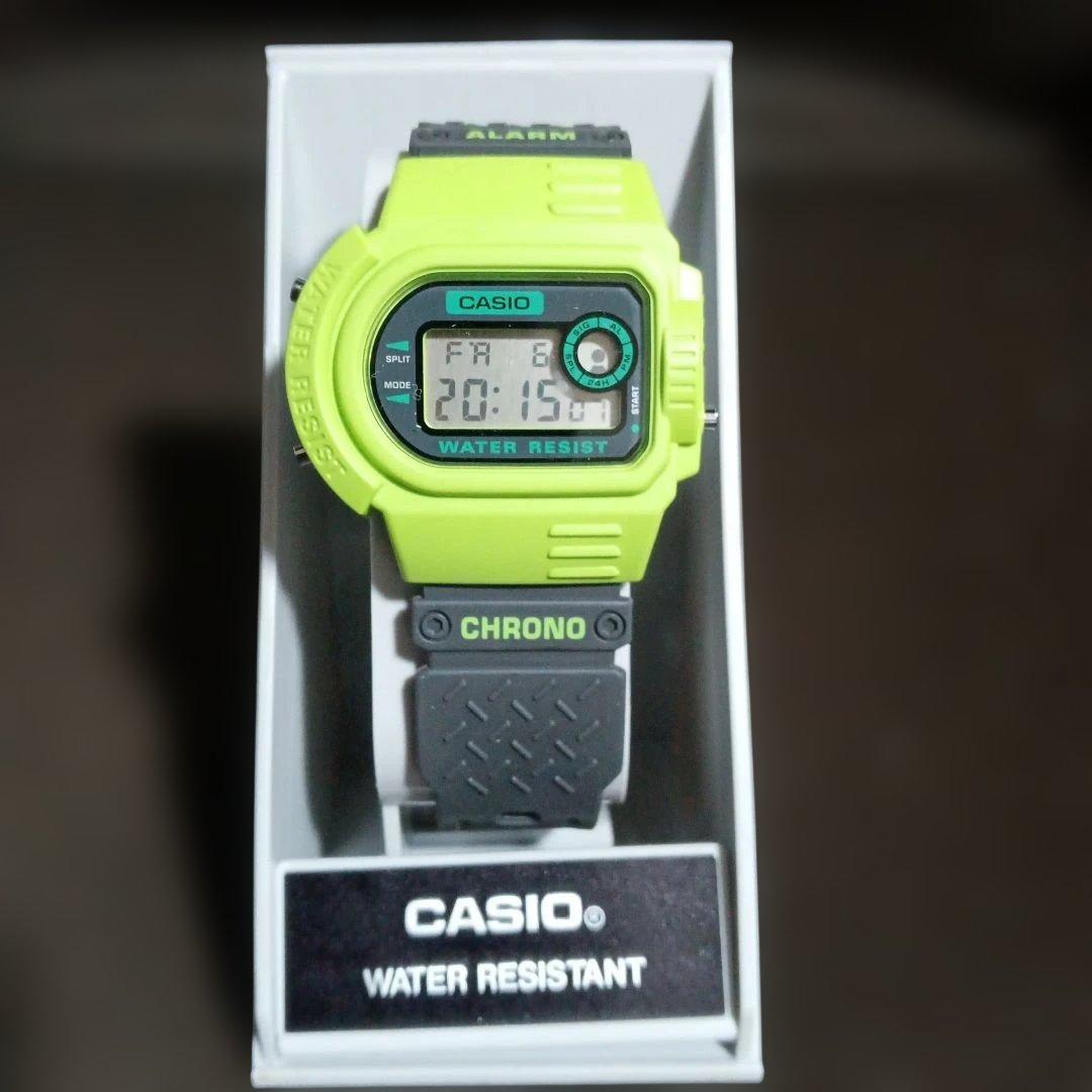 CASIO デジタル腕時計 ライトグリーン