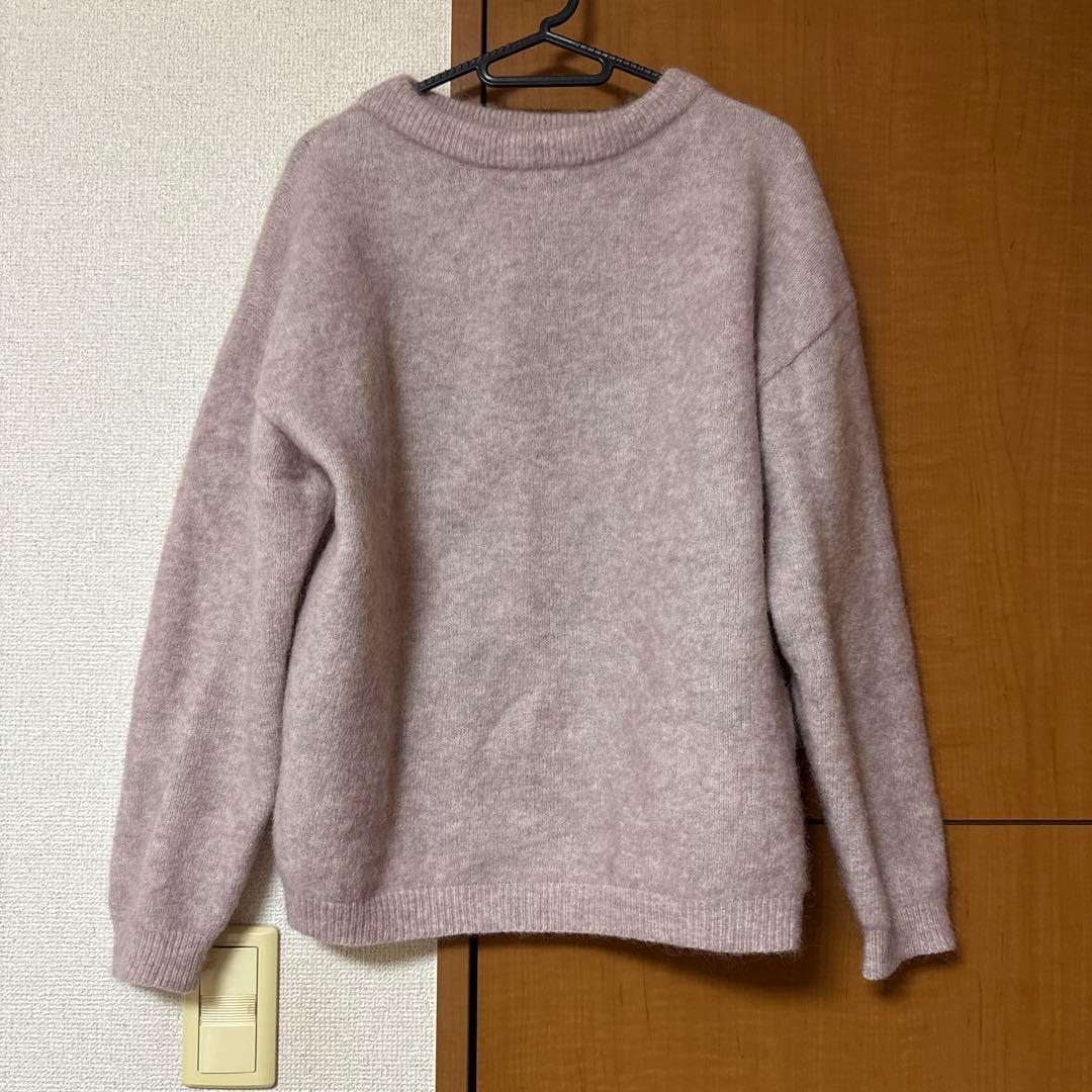 acne studios ドラマティックモヘアニット　ピンク