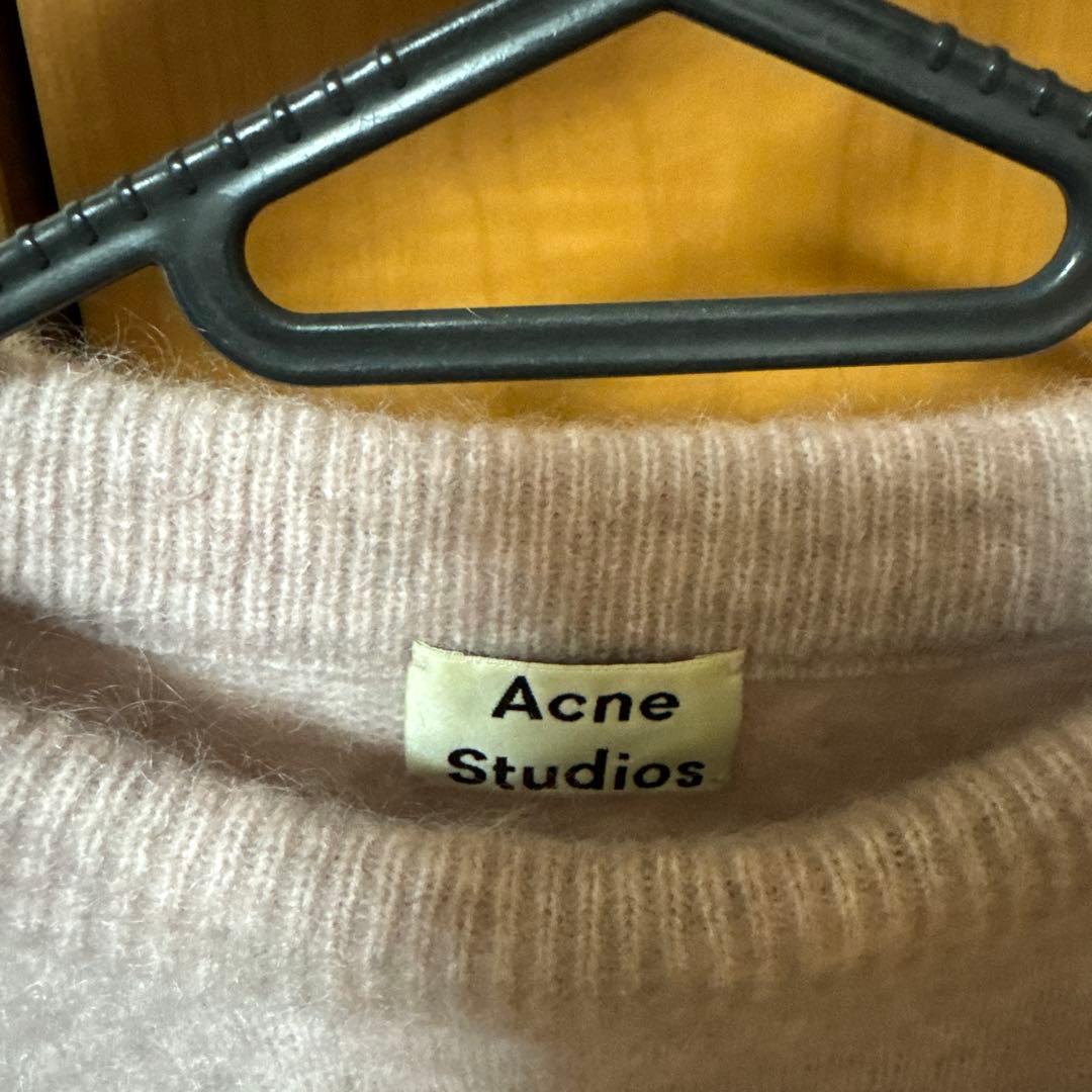 acne studios ドラマティックモヘアニット　ピンク