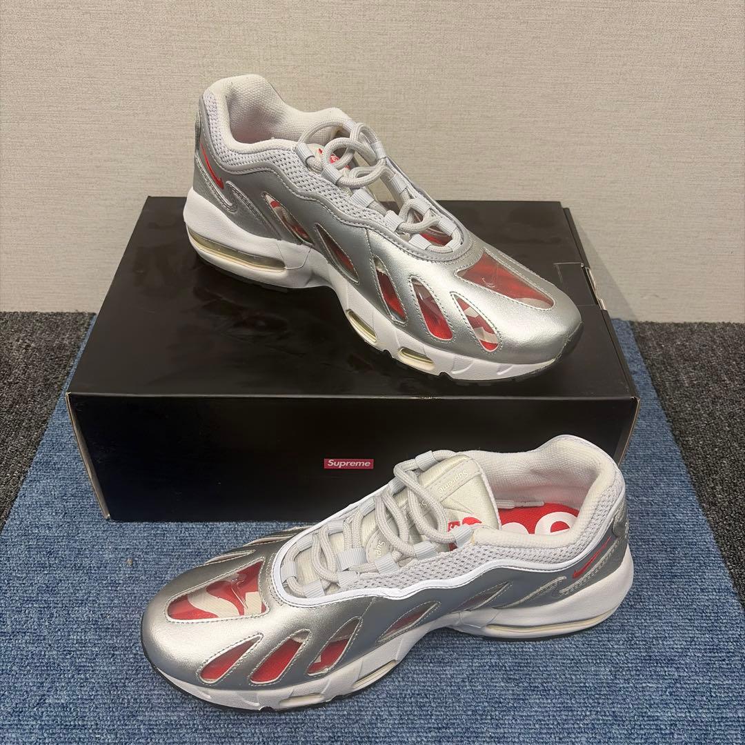 NIKE エアマックス96 シュプリーム シルバー新品未使用28㌢