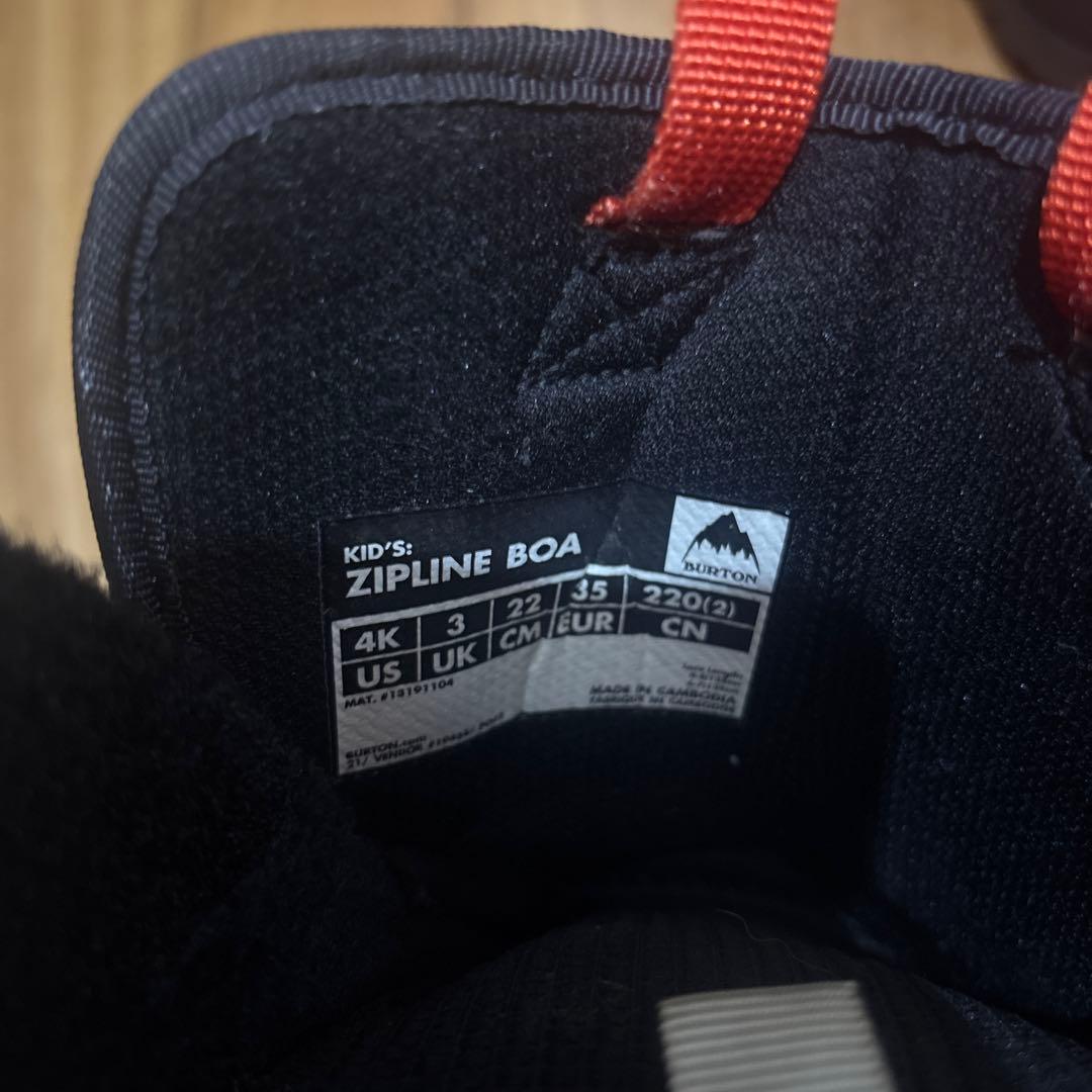 BURTON スノーボードブーツ ZIPLINE BOA 22