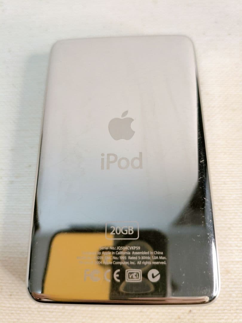 iPod classic 20GB 動作確認済み