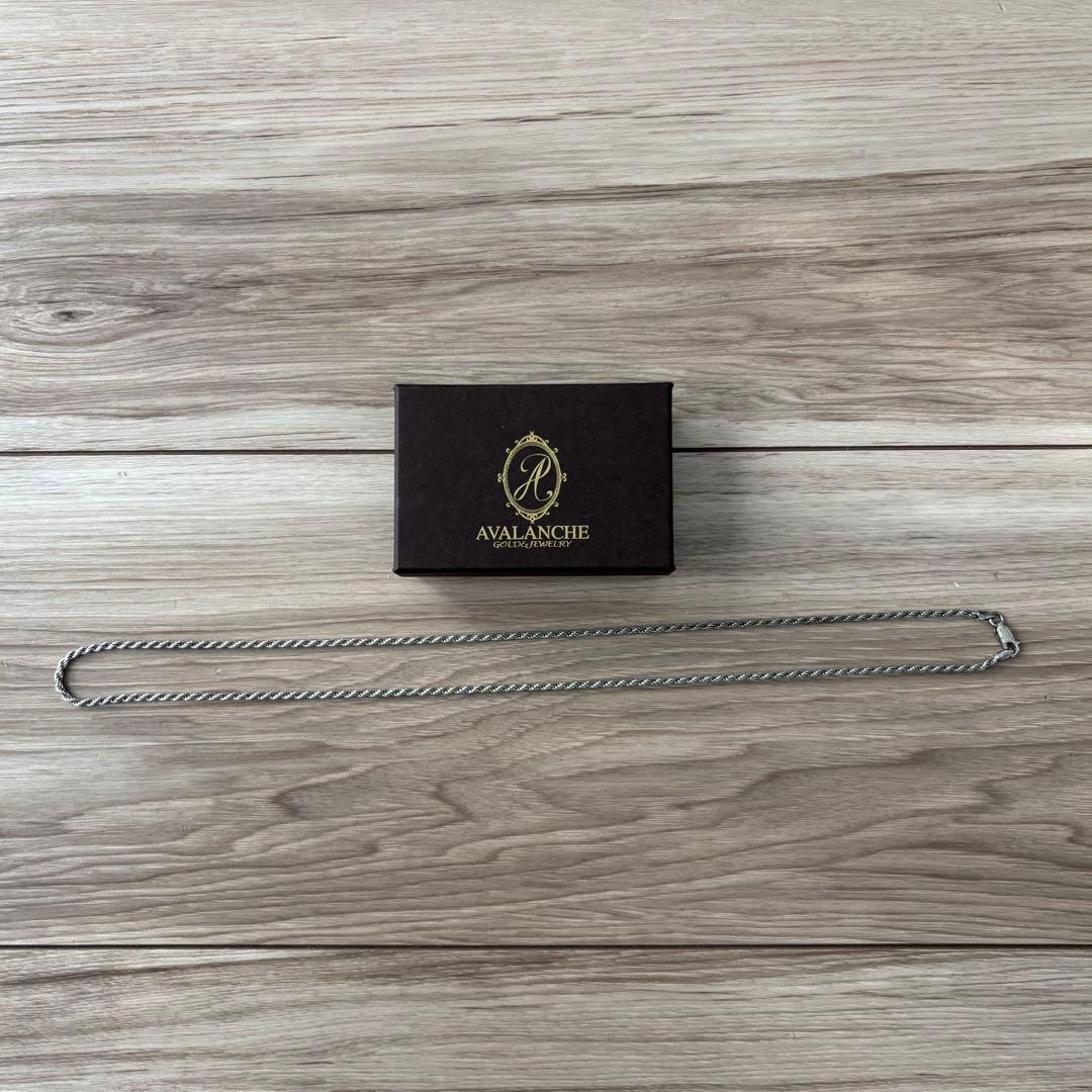 AVALANCHE アバランチ ネックレス ロープチェーン 60cm