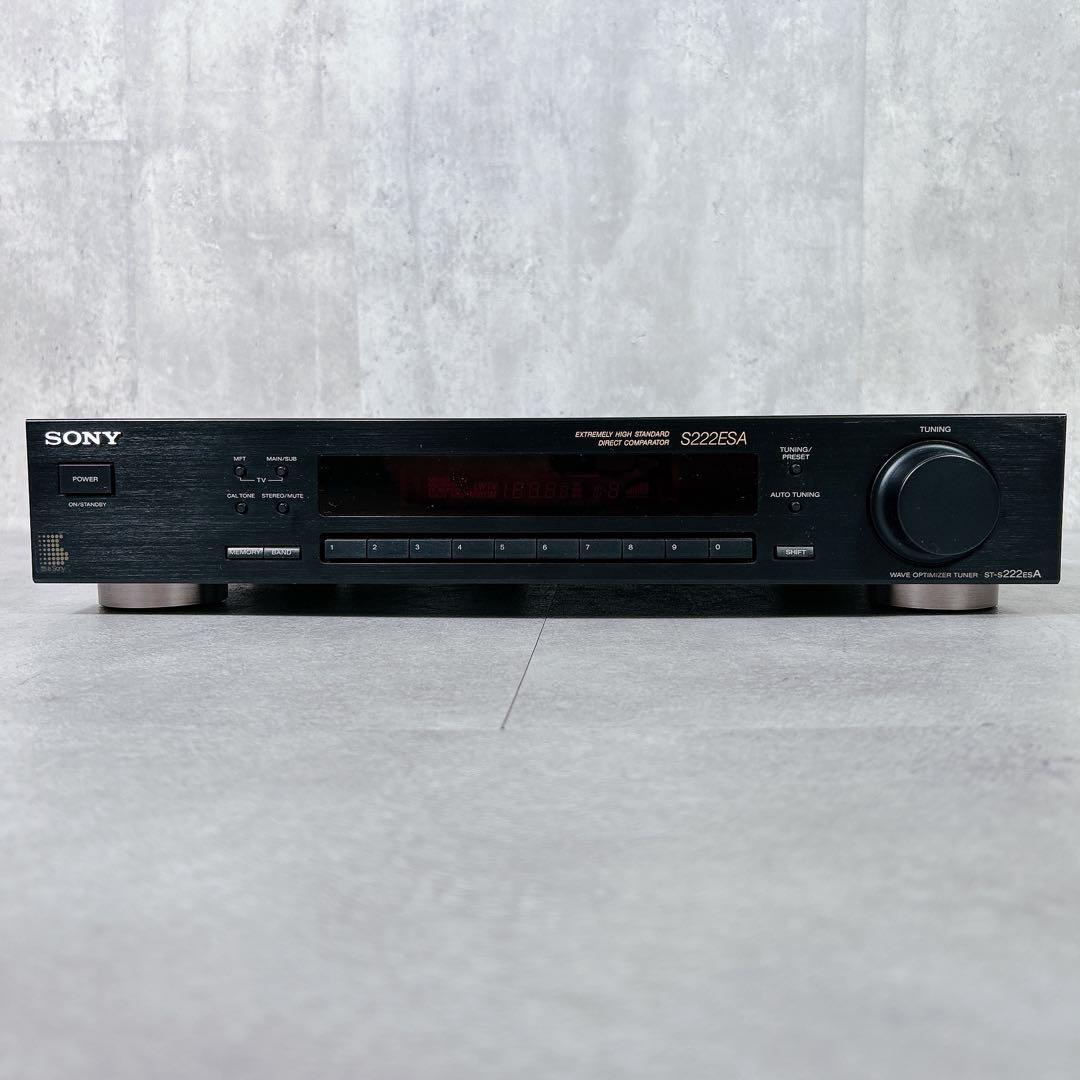 X870 SONY ST-S222ESA AM FM チューナー VHF UHF