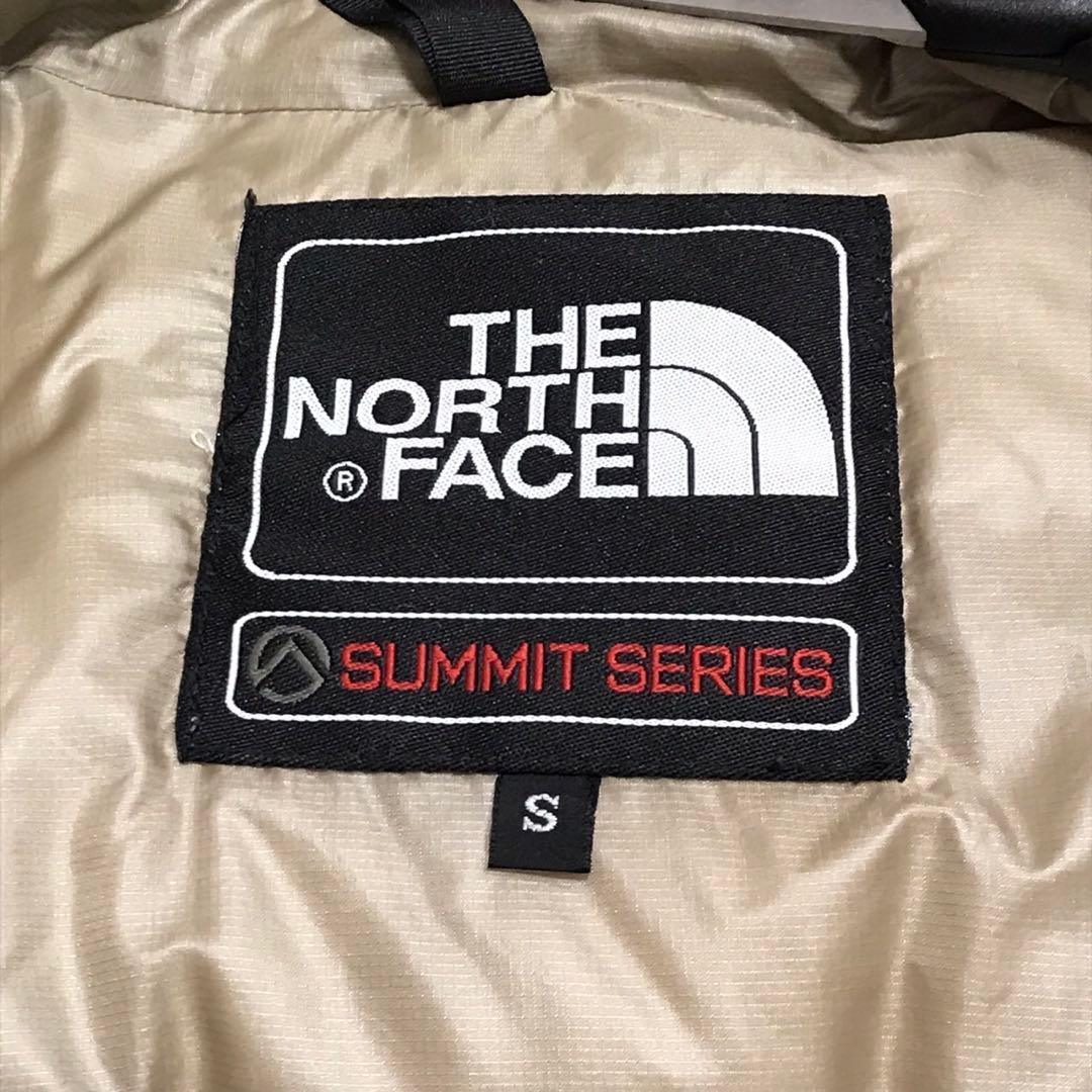 ノースフェイス　アコンカグア　ダウンジャケット　刺繍ロゴ　サミットシリーズ　S