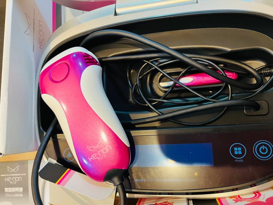 ケノン　脱毛器 ピンク