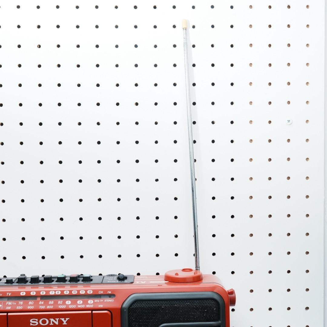 激レア SONYSPORTS CFS-V75 ラジカセ 可動品 カセット 80s