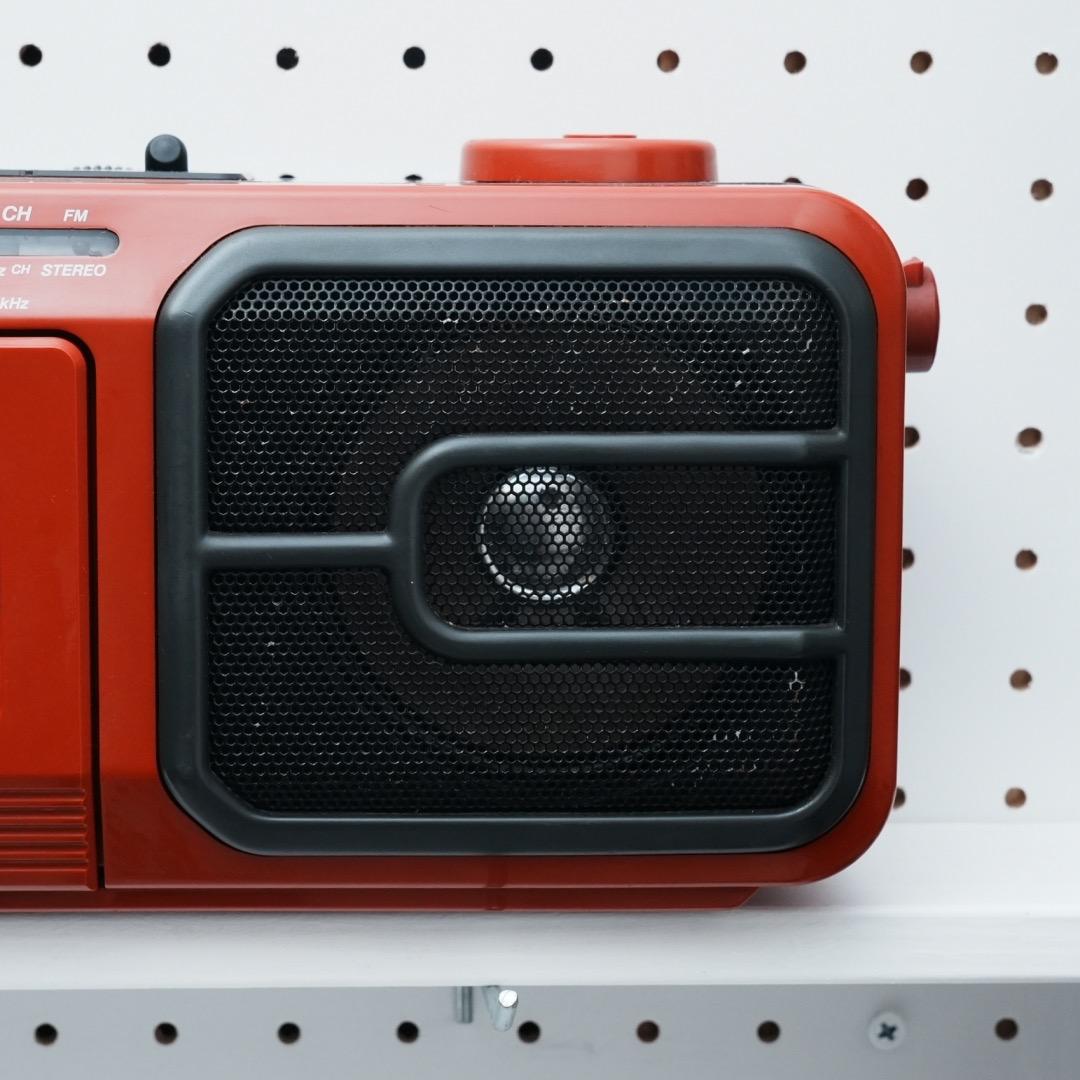 激レア SONYSPORTS CFS-V75 ラジカセ 可動品 カセット 80s