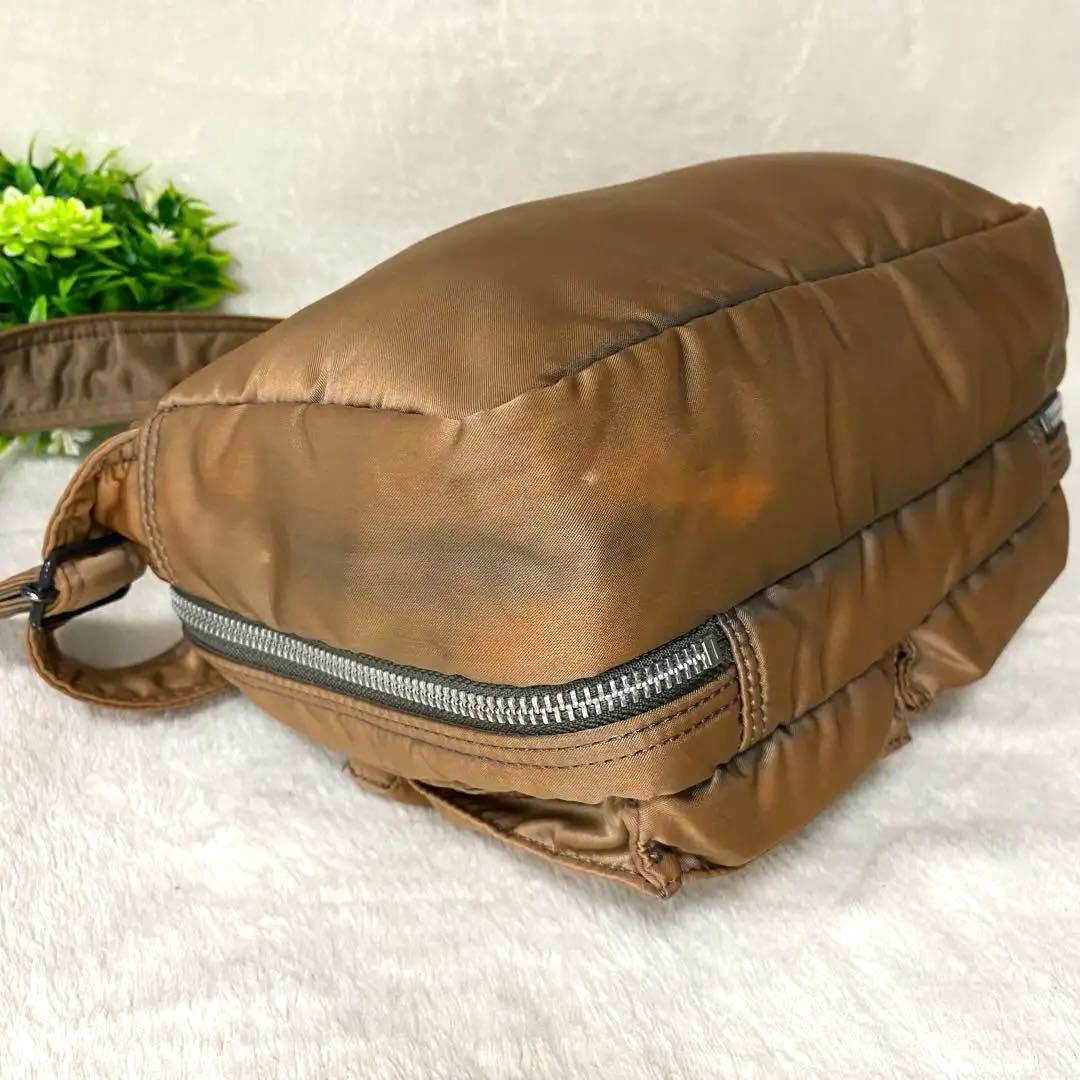 ロ*ン様 希少　ポーター　タンカー　ショルダーバッグ　2層　ピンクゴールド　PO