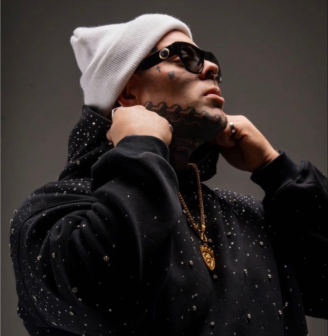 トップス VYBES Rhinestone Galaxy Hoodie