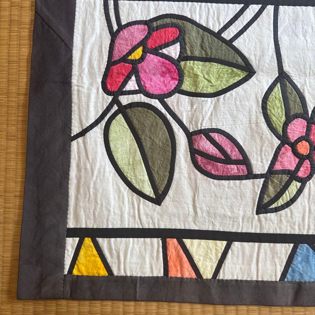 ゆ*め様 ステンドグラス風デザインパッチワーク