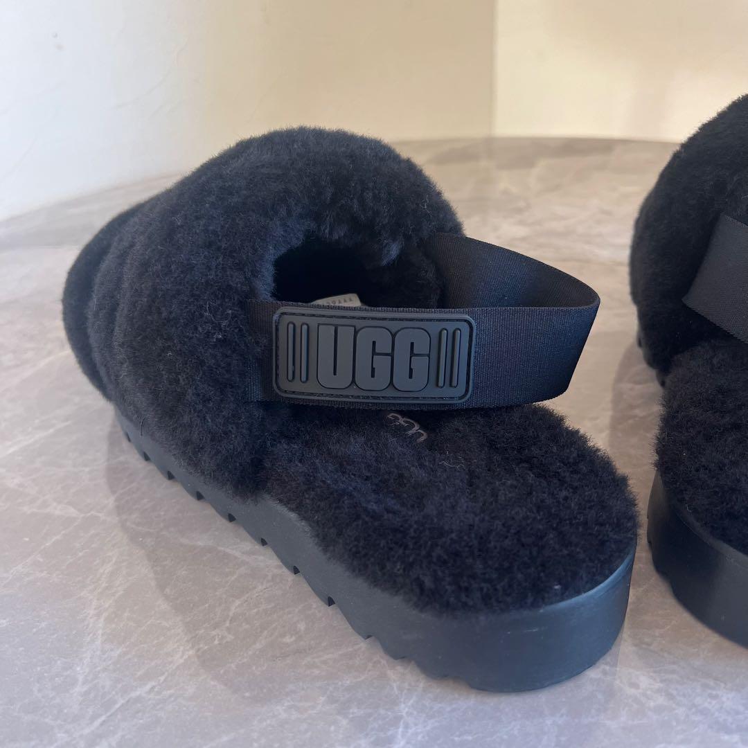 美品✨ UGG アグ スーパーフラッフ ブラック 24.0