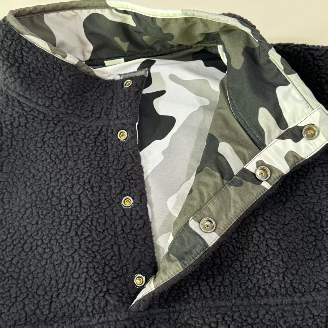 Supreme リバーシブル ハーフジップ カモフラージュ ナイロンジャケット