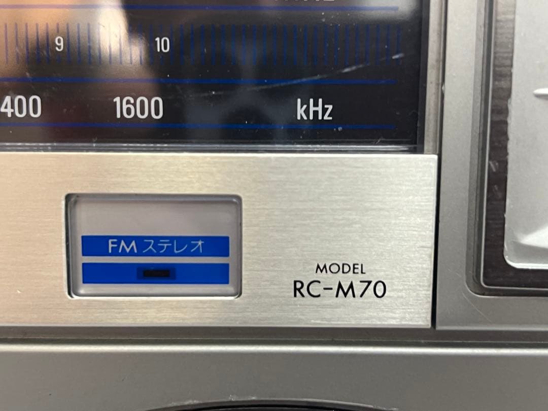 希少ビクターRC-M70 ラジオFM/AMラジカセ動作品メンテナンス済み美品