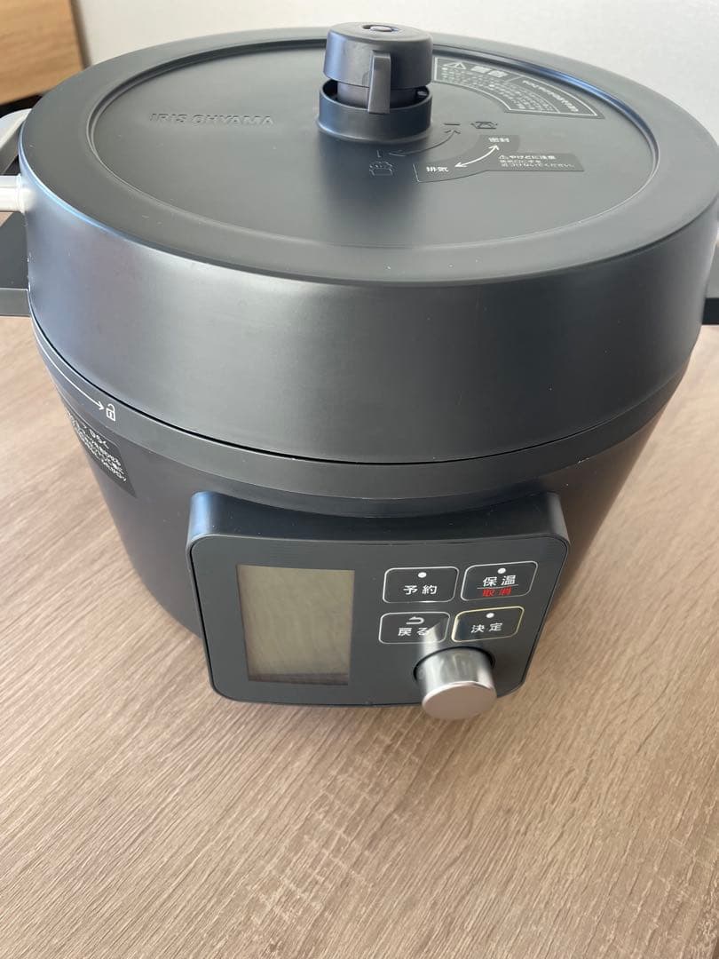 IRIS OHYAMA 電気圧力鍋 4.0L ブラック