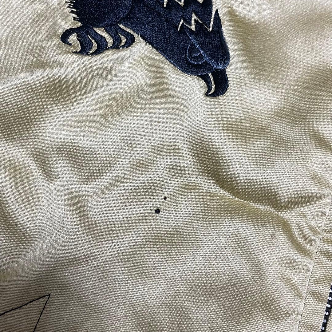 希少/Lサイズ　テーラー東洋　スーベニアジャケット　M品番　リバーシブル　鷹　龍