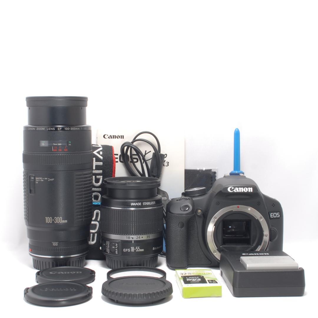 ⭐️ダブルレンズセット⭐️Canon Kiss X3 キャノン　デジタル一眼