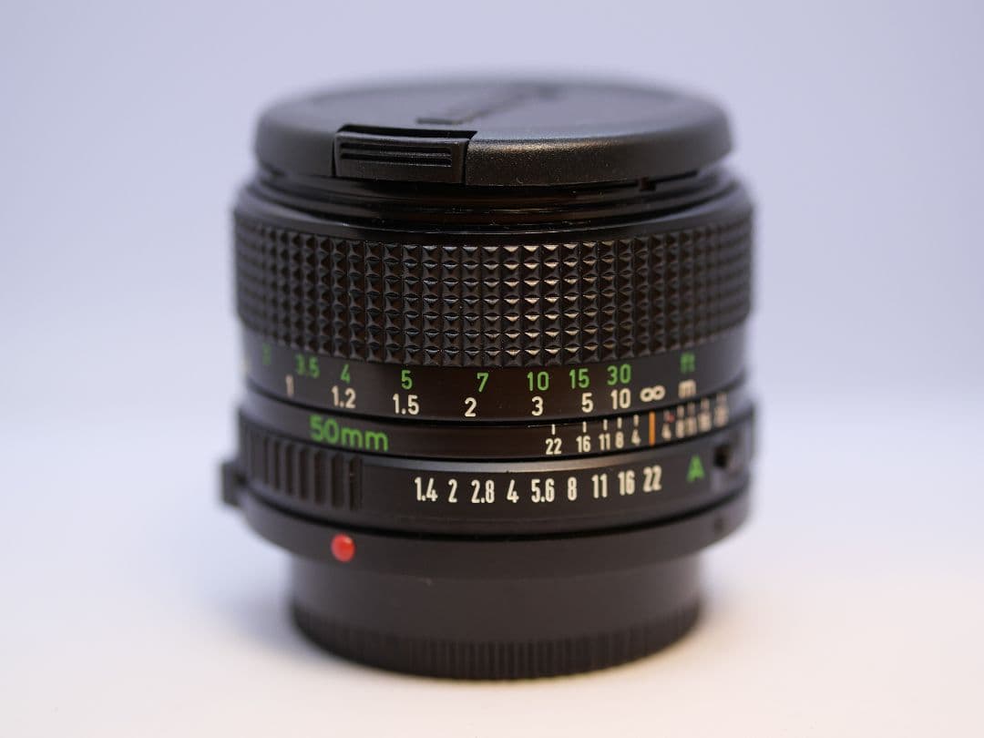 50mm f/1.4 単焦点レンズ　canon FD