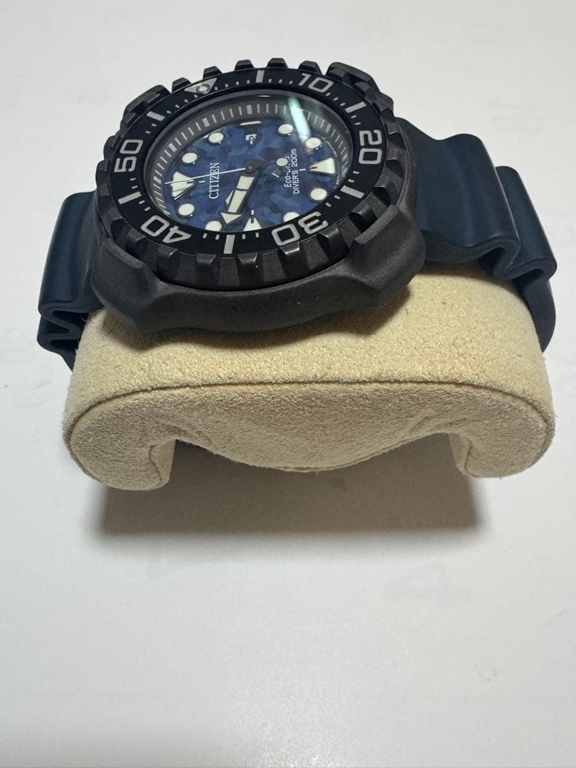 CITIZEN Eco-Drive Diver's 200m ネイビー美品
