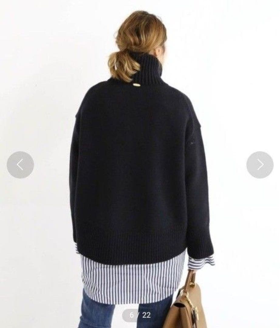 【極美品✨】ドゥーズィエムクラス ウールカシミヤ5Gニット