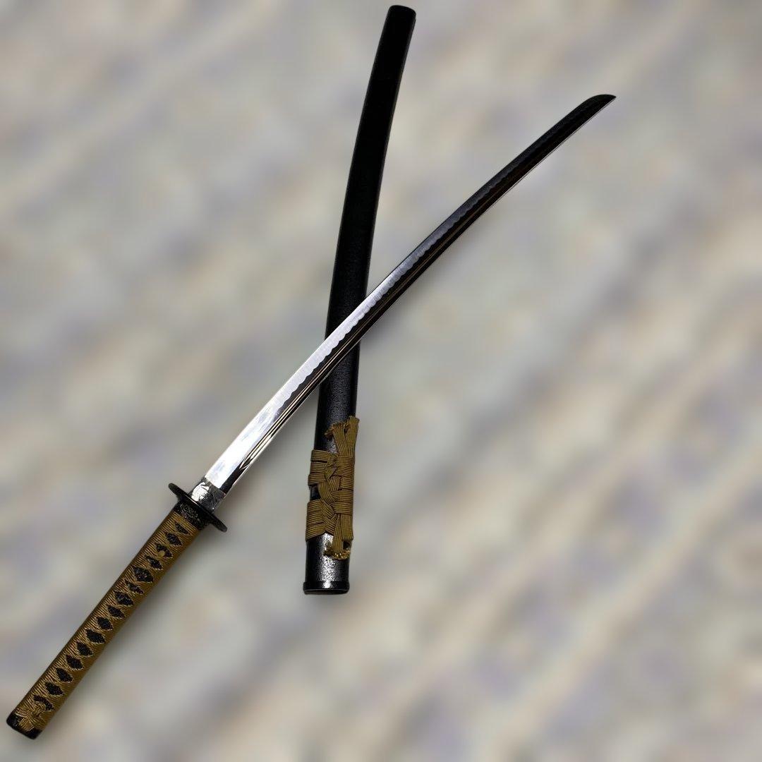 高級模造刀 近藤勇拵え 長曽根虎徹 金茶柄