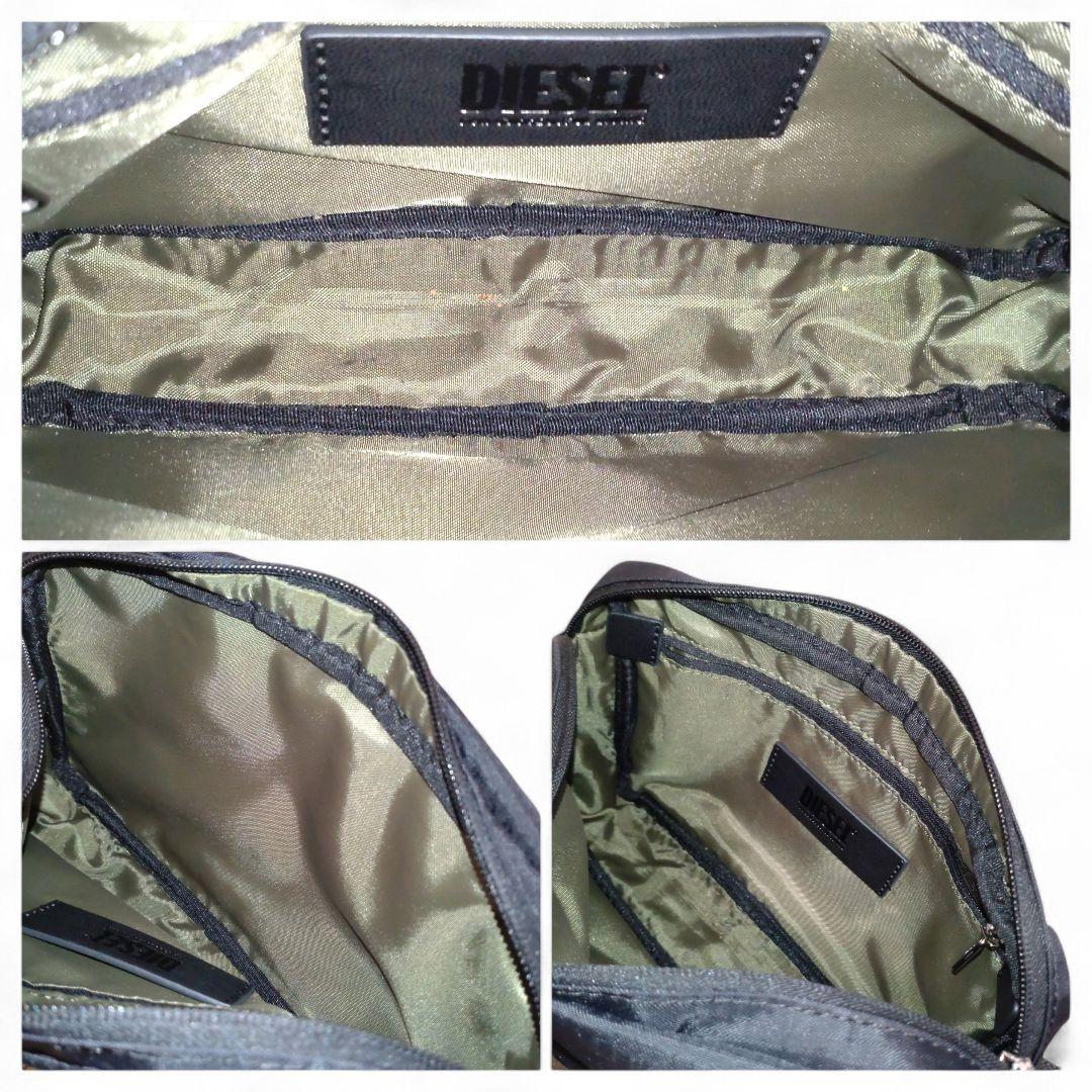 極美　DIESEL ディーゼル　LYAM　ベルトバッグ　ボディバッグ　ブラック