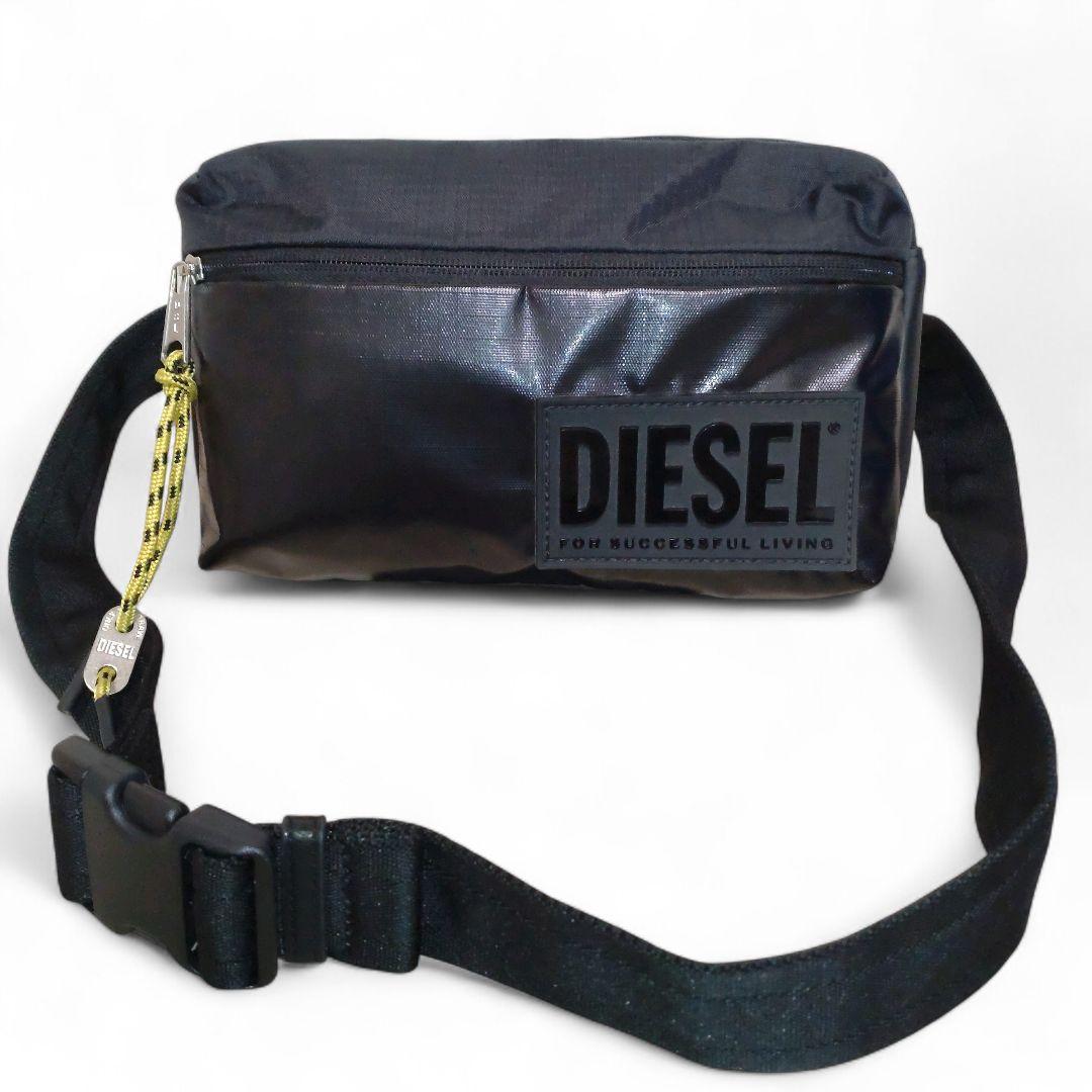 極美　DIESEL ディーゼル　LYAM　ベルトバッグ　ボディバッグ　ブラック