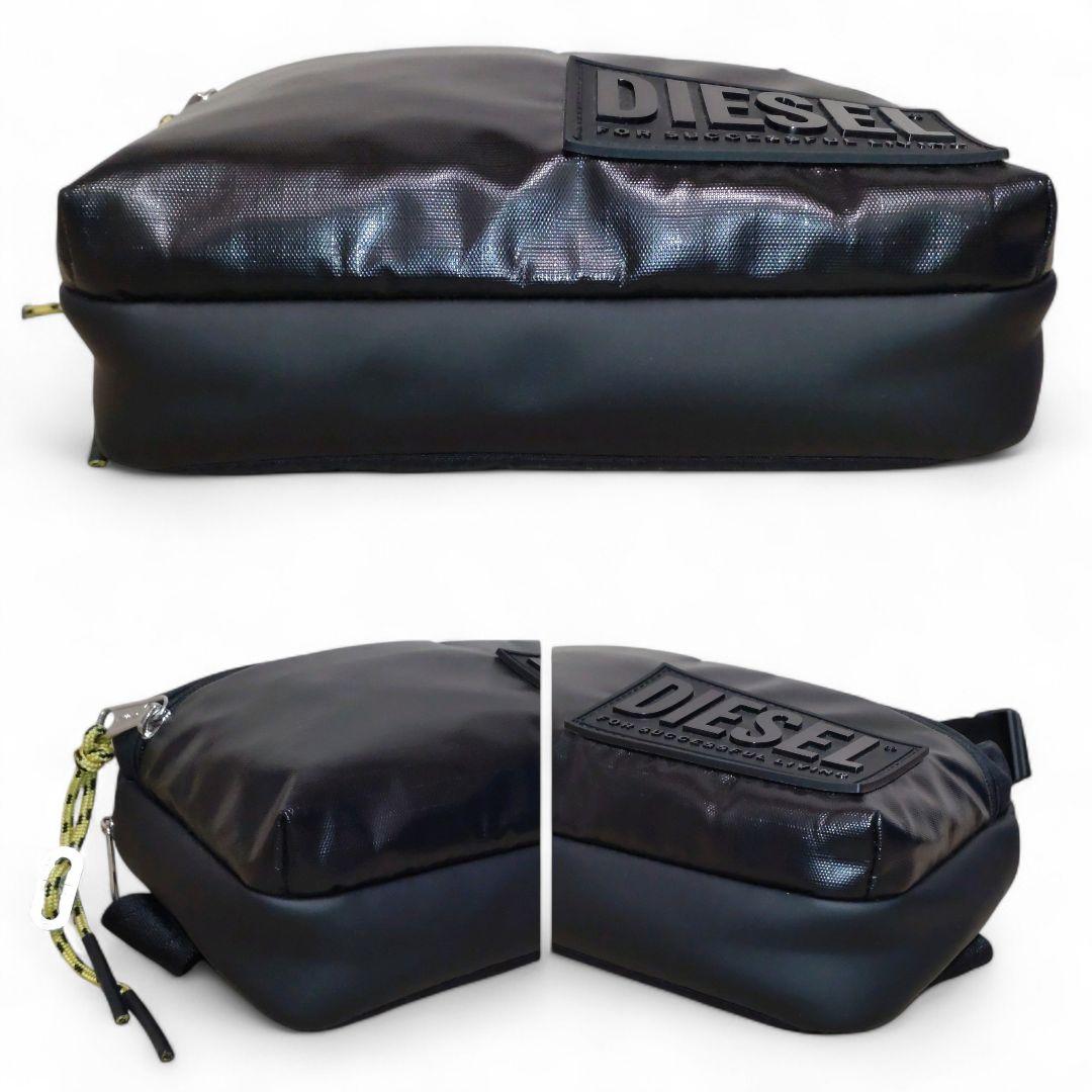 極美　DIESEL ディーゼル　LYAM　ベルトバッグ　ボディバッグ　ブラック