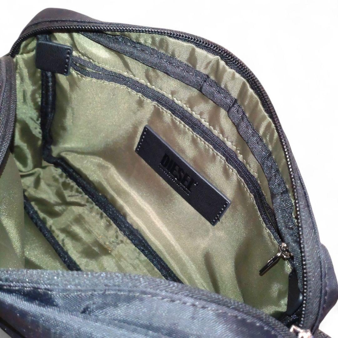 極美　DIESEL ディーゼル　LYAM　ベルトバッグ　ボディバッグ　ブラック