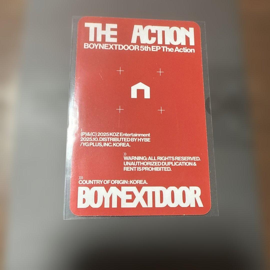 BOYNEXTDOOR THE ACTION target ミョンジェヒョン