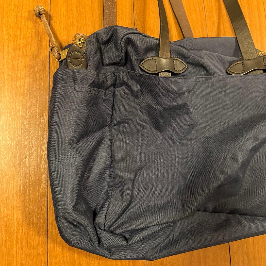 美品 フィルソン FILSONナイロンジップトートネイビー　USA製