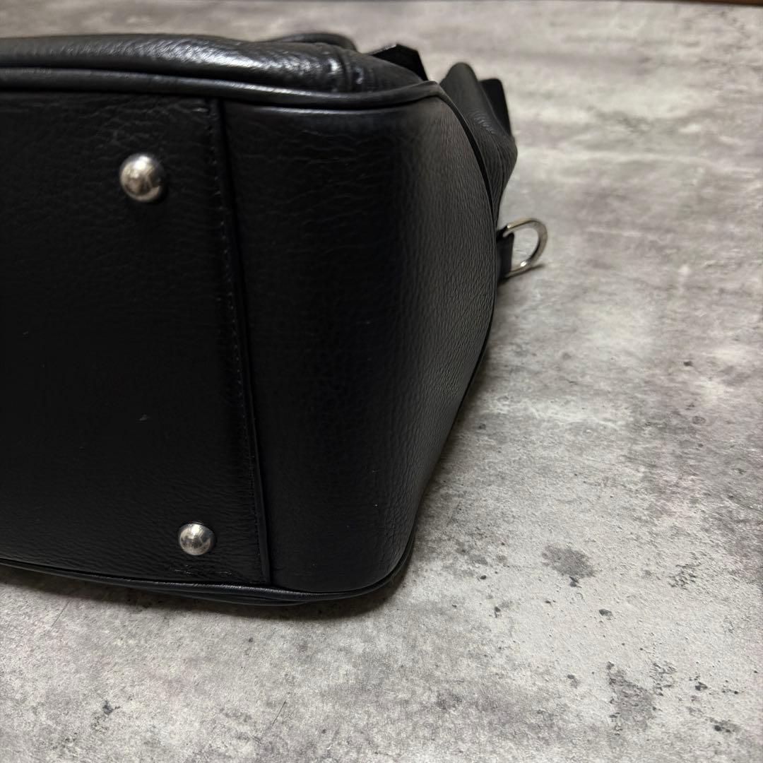 【美品】ペッレモルビダ　メイデンヴォヤージュ　フラップボストンバッグ　ブラックM