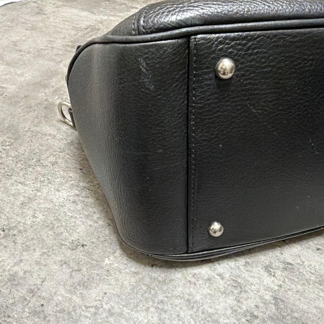 【美品】ペッレモルビダ　メイデンヴォヤージュ　フラップボストンバッグ　ブラックM