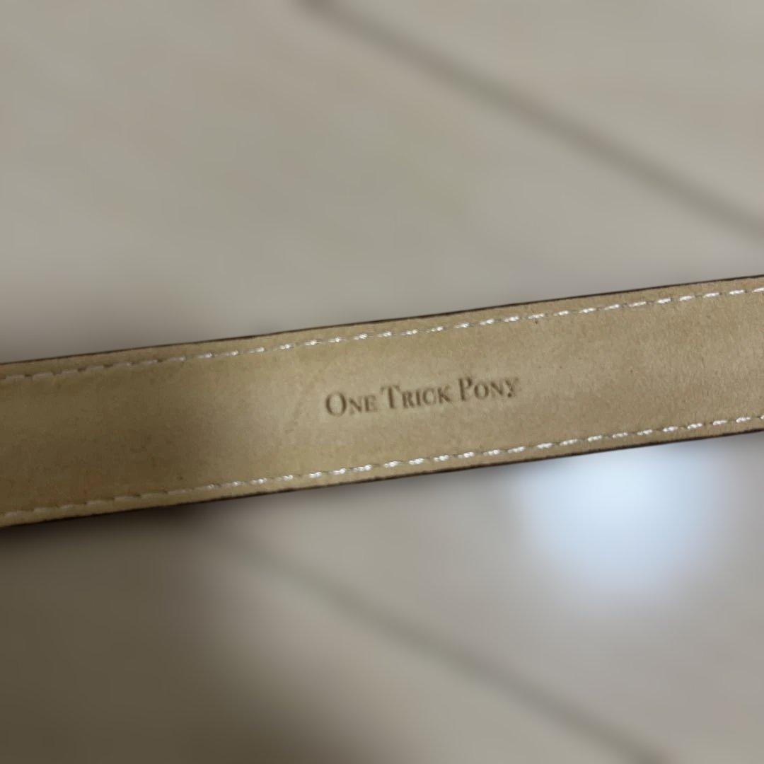 【新品未使用】ONE TRICK PONY Slap bracelet ブラウン