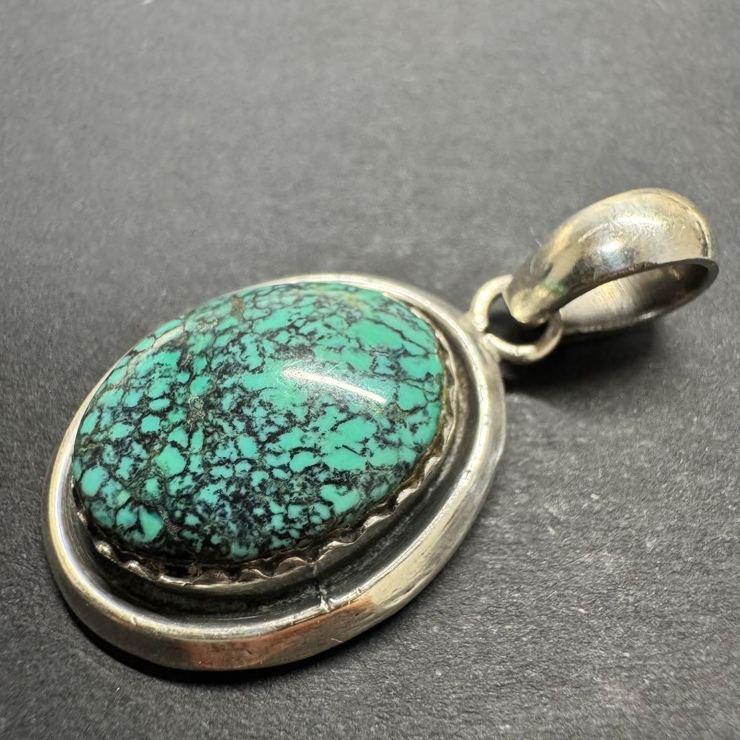 【NUMBER8 silver925】ターコイズ ペンダントトップ