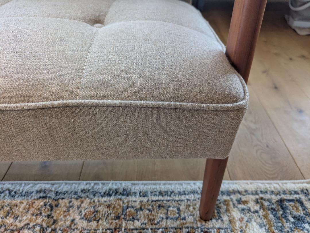 カリモク60 Kチェア 2シーター フラノベージュ