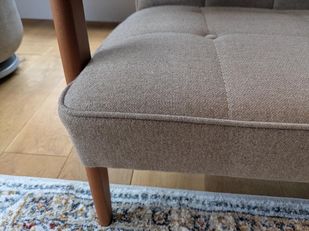 カリモク60 Kチェア 2シーター フラノベージュ