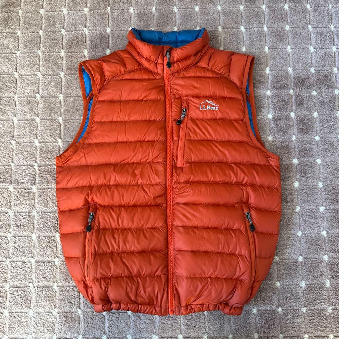 llbean ダウンベスト　古着　PERTEX アウトドア