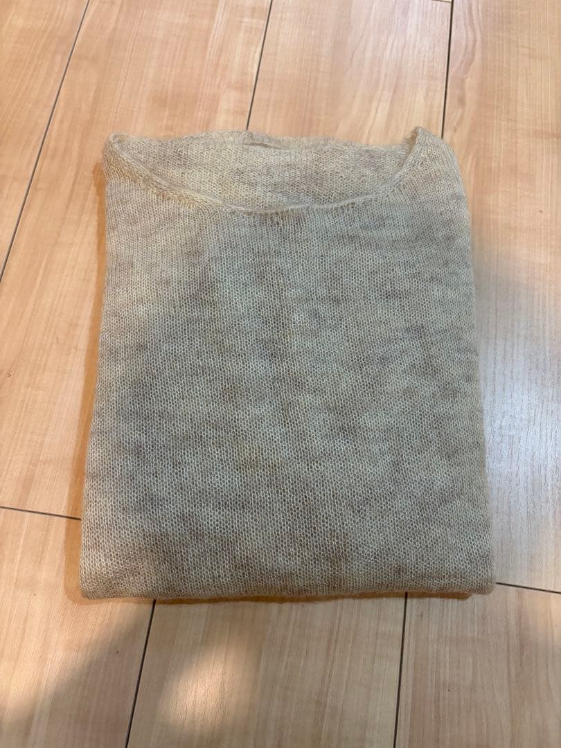 spick&span ルーズモヘヤミックスボートネックニット