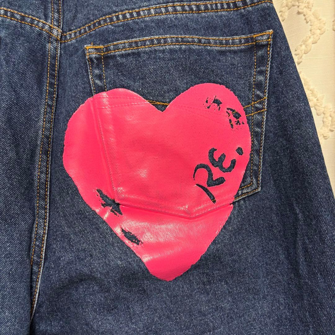 RE. アールイードット　仲里依紗　ハイウェストデニム