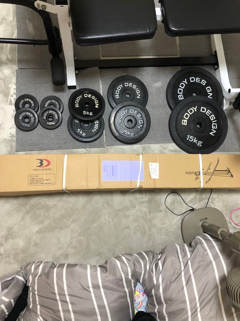 ホームジム BODY DESIGN トレーニングベンチセット